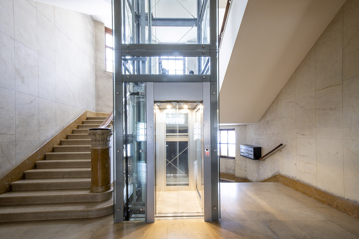 Ascensore elettrico palazzina di Verona
