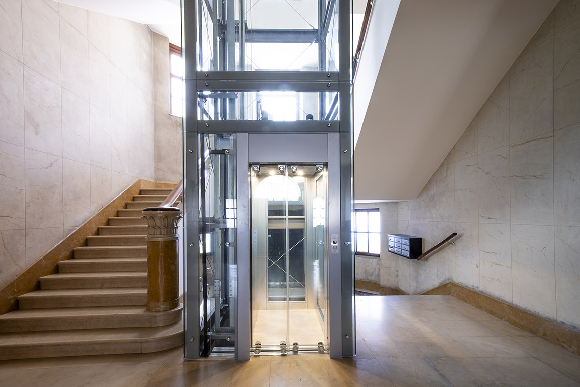 Ascensore elettrico palazzina di Verona